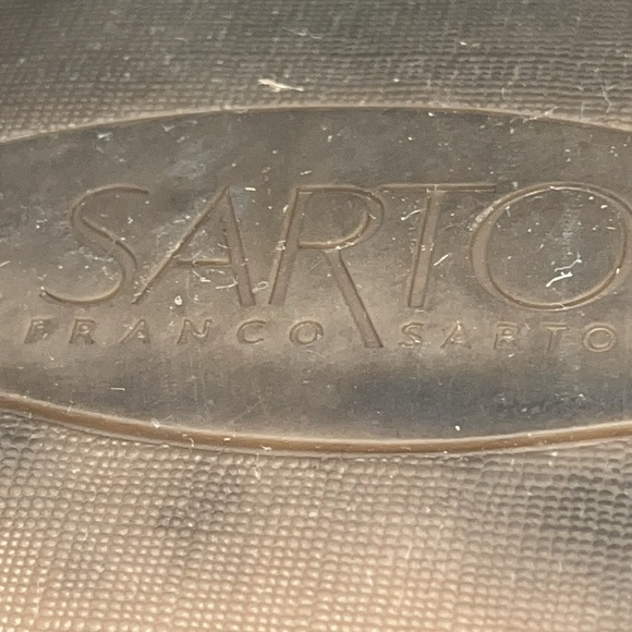 Sarto by Franco Sarto Tan leather Espadrilles with Wedge Heel and Ankle Strap 9M - Picture 9 of 10